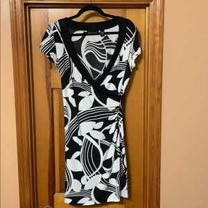 Black and white dress